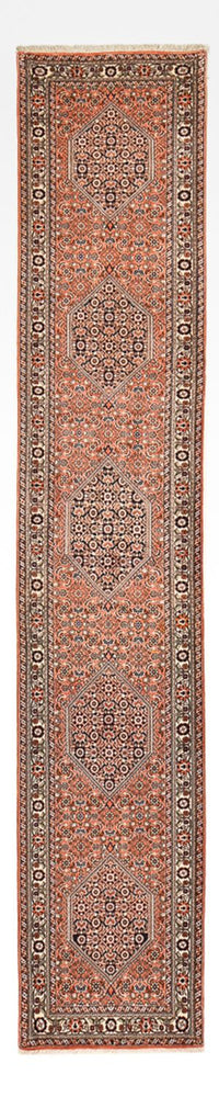 Loper Perzisch tapijt - Bijar - 380 x 69 cm - terracotta