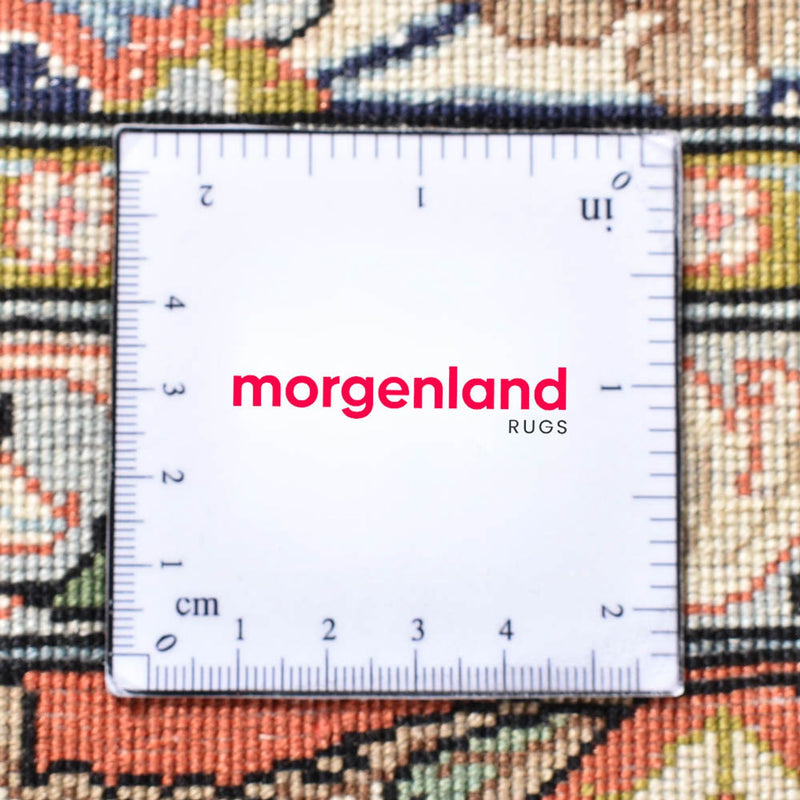 Perzisch tapijt - Ghom - Koninklijk - 194 x 137 cm - donkerblauw