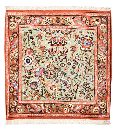 Rafsanjan Tapijt 75x77cm - Perzisch tapijt