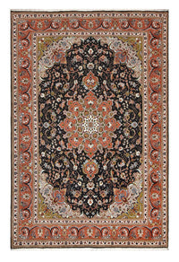 Perzisch tapijt - Tabriz - Royal - 305 x 203 cm - antraciet