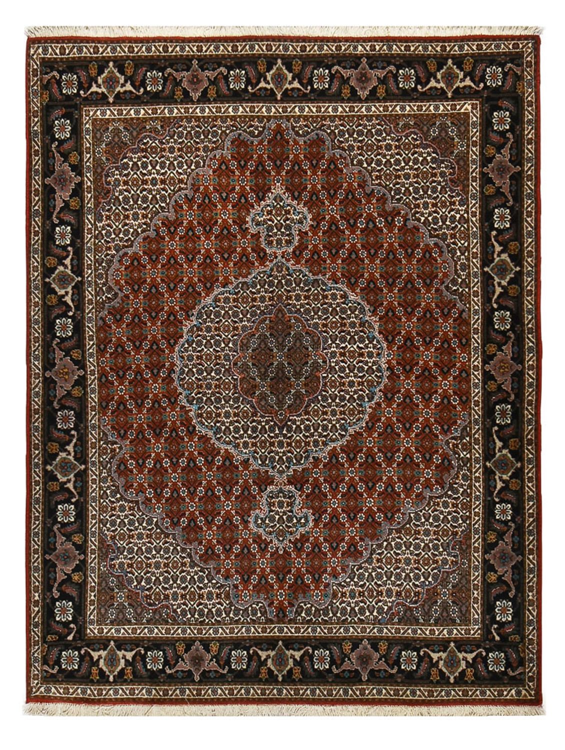 Perzisch tapijt - Tabriz - Royal - 198 x 151 cm - licht rood