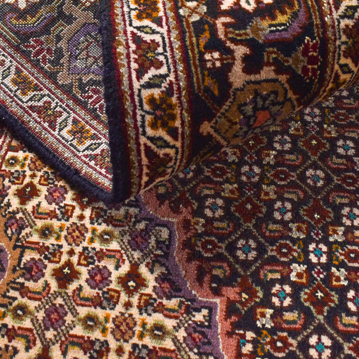 Perzisch tapijt - Tabriz - Royal - 210 x 151 cm - donkerbruin