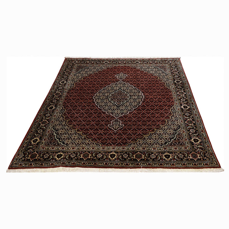 Perzisch tapijt - Tabriz - Royal - 202 x 154 cm - donkerrood