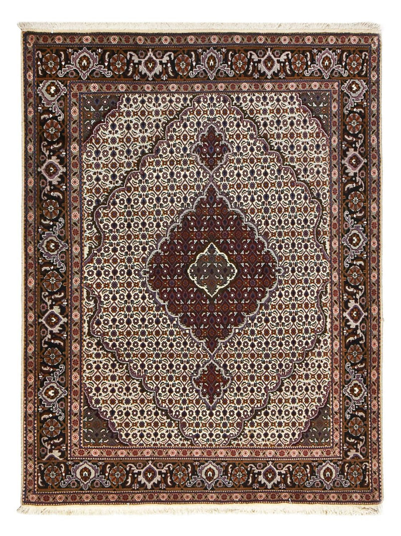 Perzisch tapijt - Tabriz - Royal - 202 x 152 cm - crème