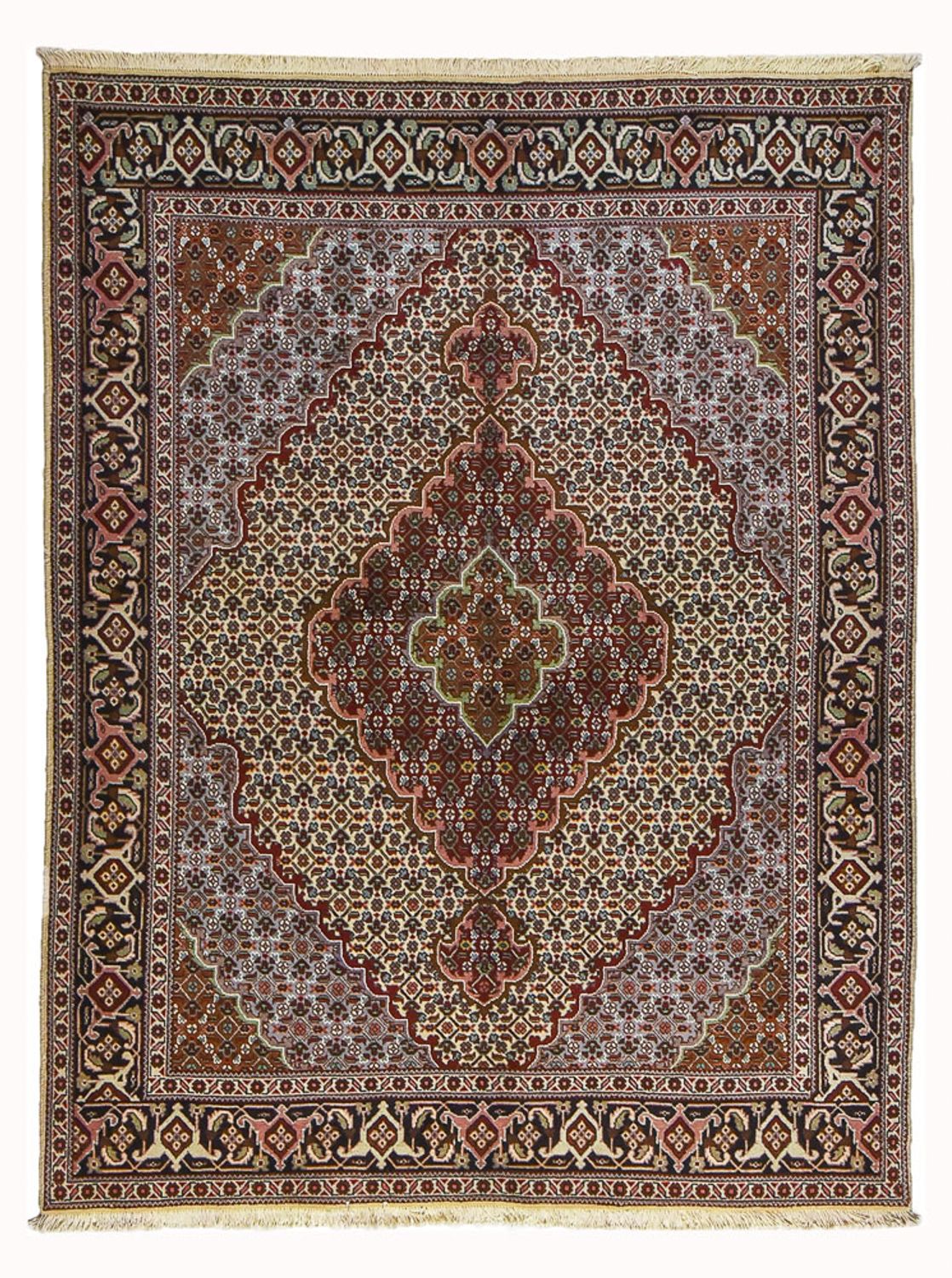 Perzisch tapijt - Tabriz - Royal - 200 x 150 cm - zand