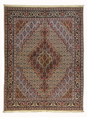 Perzisch tapijt - Tabriz - Royal - 200 x 150 cm - zand
