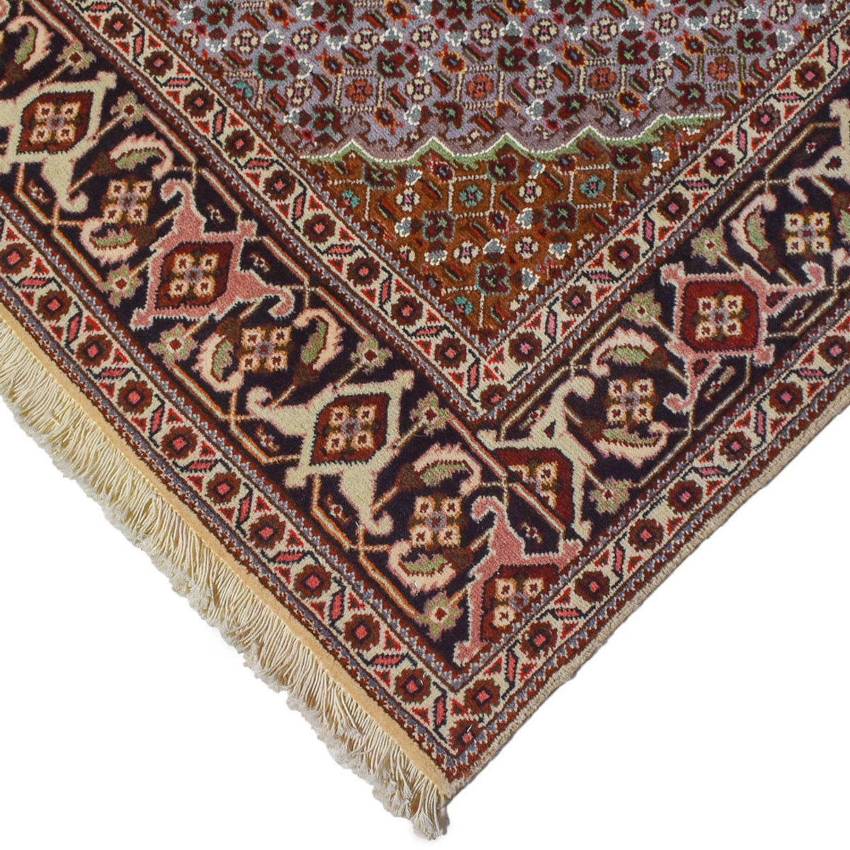 Perzisch tapijt - Tabriz - Royal - 200 x 150 cm - zand