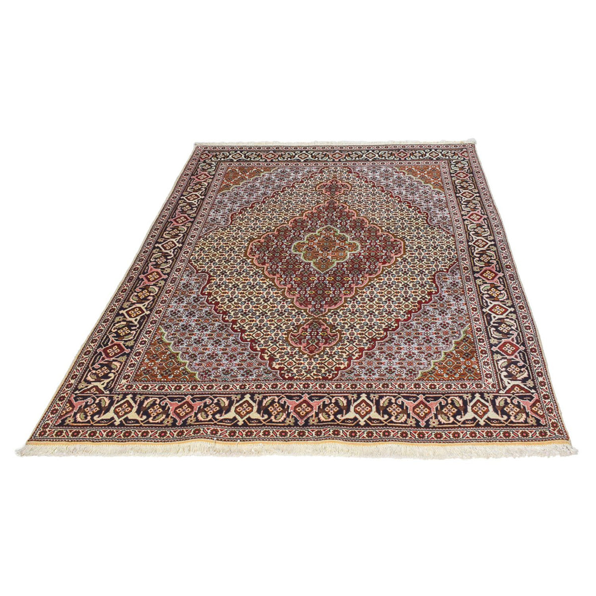 Perzisch tapijt - Tabriz - Royal - 200 x 150 cm - zand