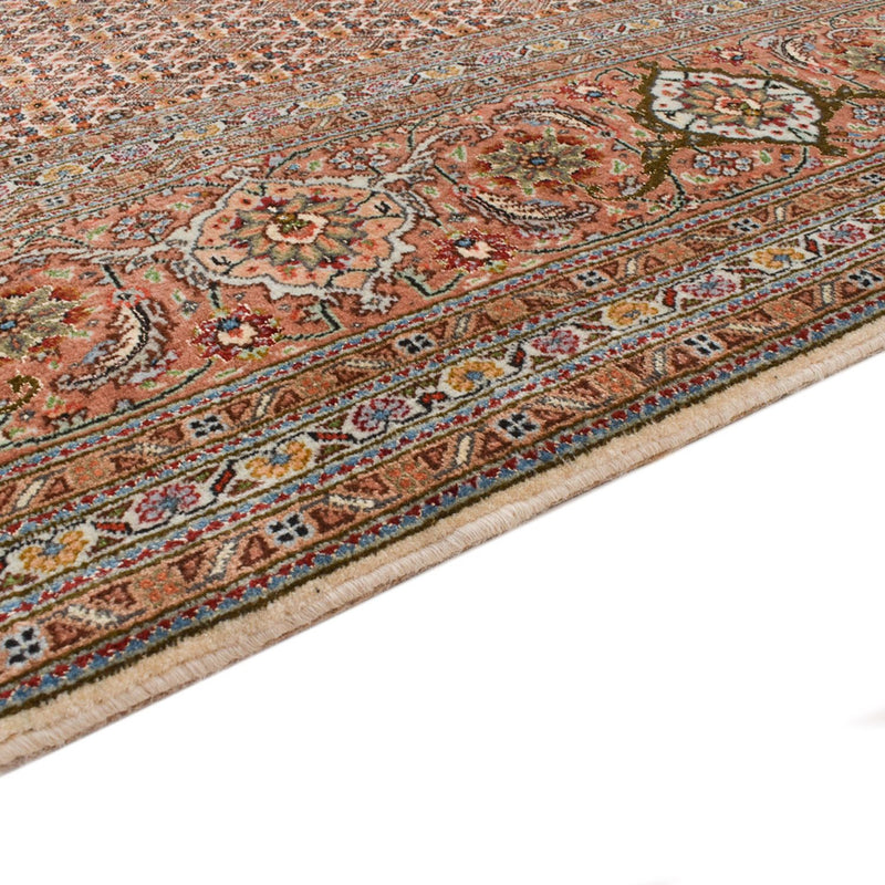 Loper Perzisch tapijt - Tabriz - Royal - 403 x 200 cm - lichtbruin