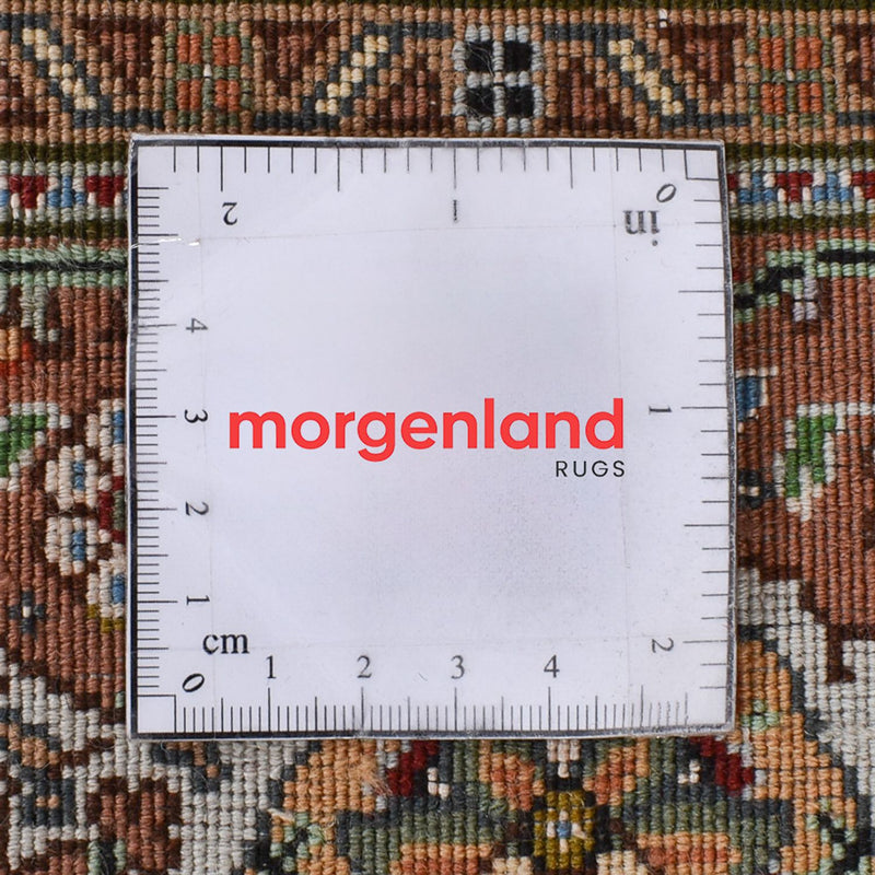 Loper Perzisch tapijt - Tabriz - Royal - 403 x 200 cm - lichtbruin