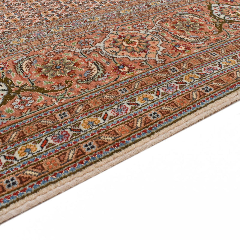 Loper Perzisch tapijt - Tabriz - Royal - 407 x 201 cm - lichtbruin