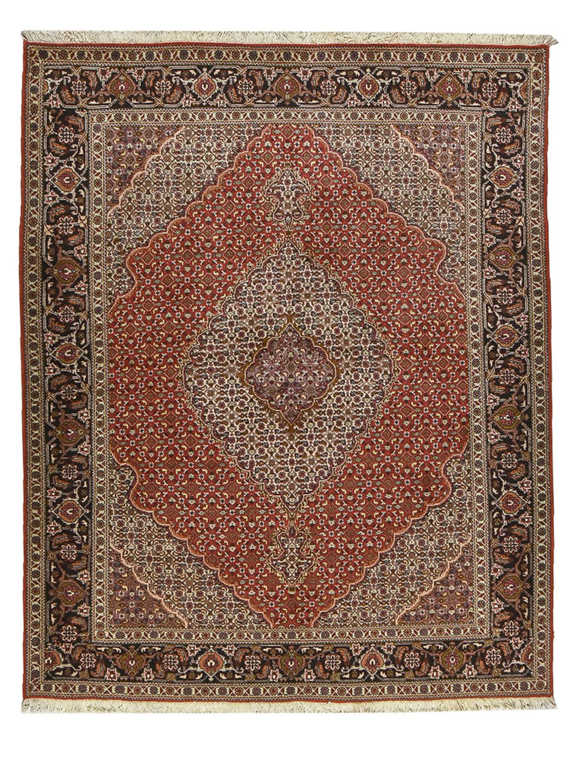 Perzisch tapijt - Tabriz - Royal - 204 x 156 cm - rood