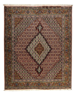Perzisch tapijt - Tabriz - Royal - 190 x 155 cm - licht rood