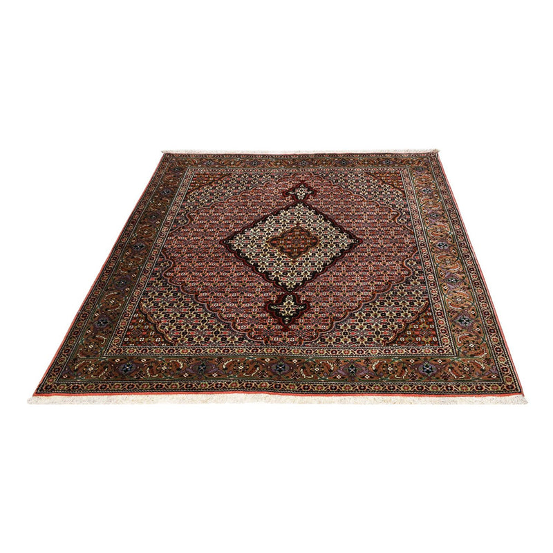 Perzisch tapijt - Tabriz - Royal - 190 x 155 cm - licht rood