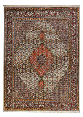 Perzisch tapijt - Tabriz - Royal - 210 x 153 cm - zand