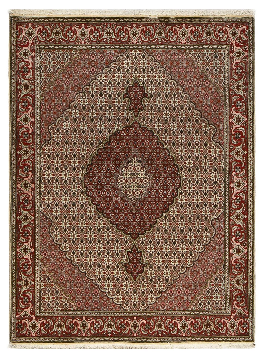 Perzisch tapijt - Tabriz - Royal - 202 x 152 cm - zand
