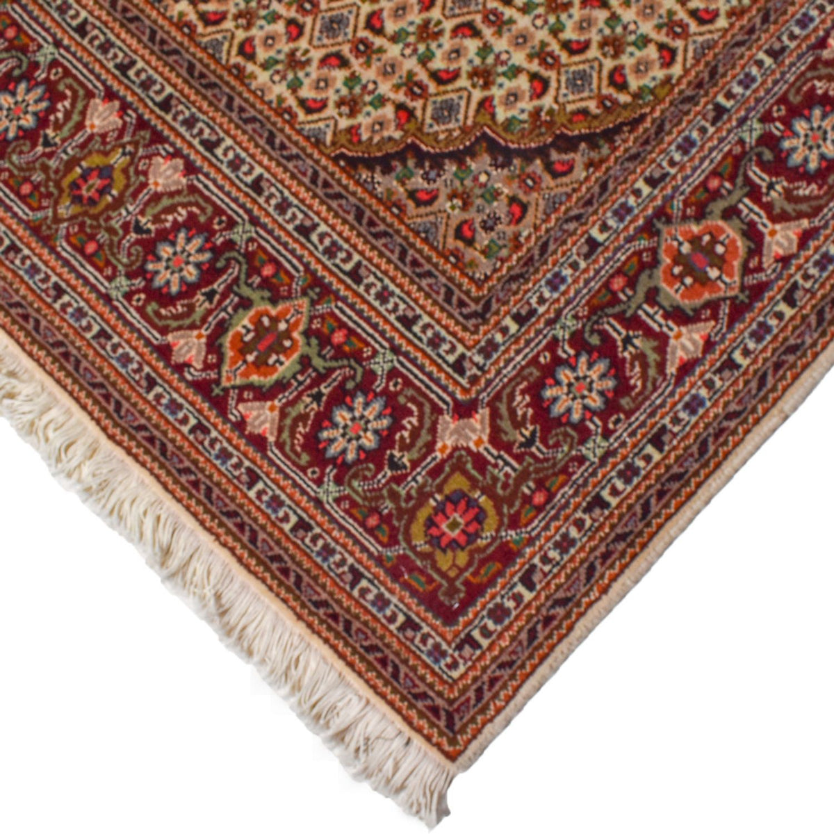 Perzisch tapijt - Tabriz - Royal - 200 x 152 cm - zand