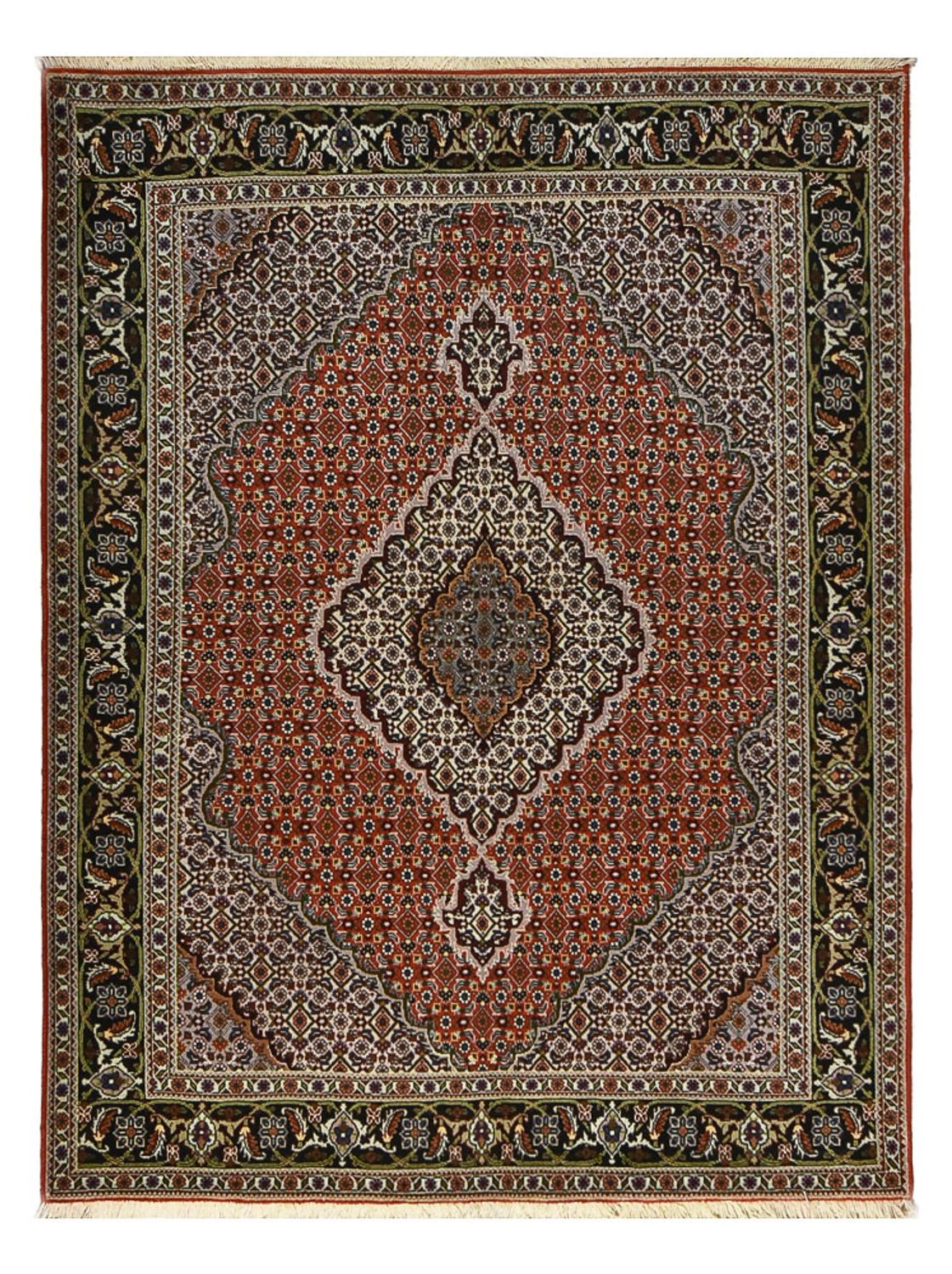 Perzisch tapijt - Tabriz - Royal - 200 x 152 cm - roest
