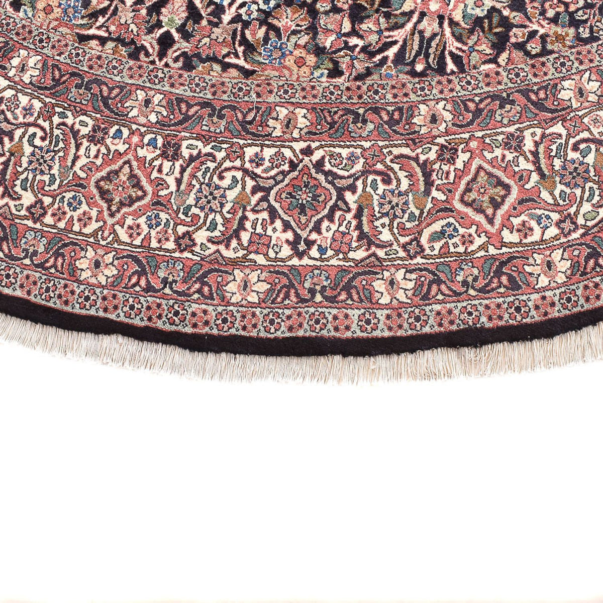 Perzisch tapijt - Bijar rond  - 250 x 250 cm - licht rood