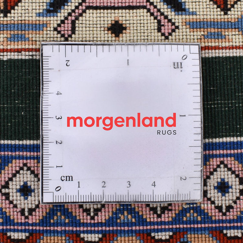 Loper Perzisch tapijt - Tabriz - Premium - 372 x 74 cm - donkerblauw