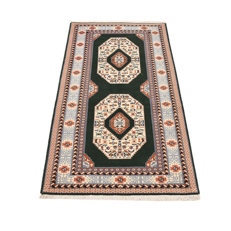 Loper Perzisch tapijt - Tabriz - Royal - 182 x 77 cm - donkerblauw