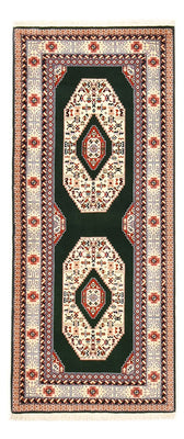 Loper Perzisch tapijt - Tabriz - Royal - 182 x 75 cm - donkerblauw