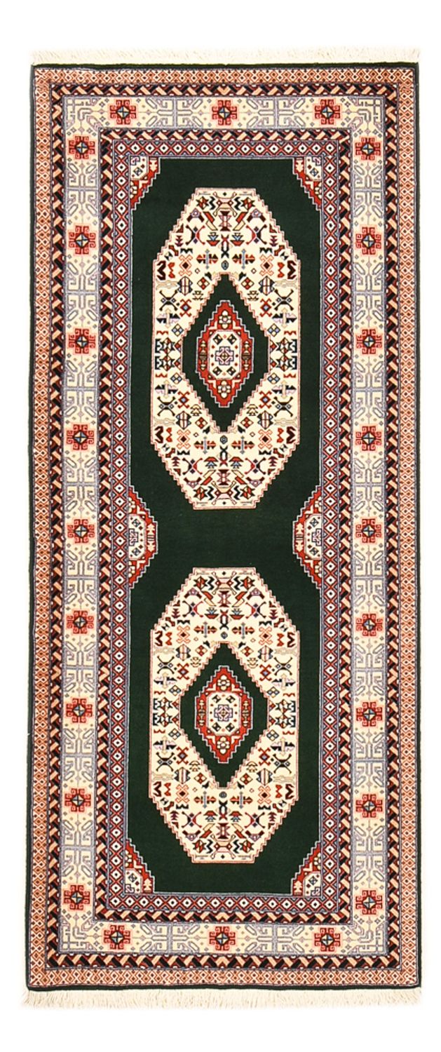 Loper Perzisch tapijt - Tabriz - Royal - 182 x 75 cm - donkerblauw