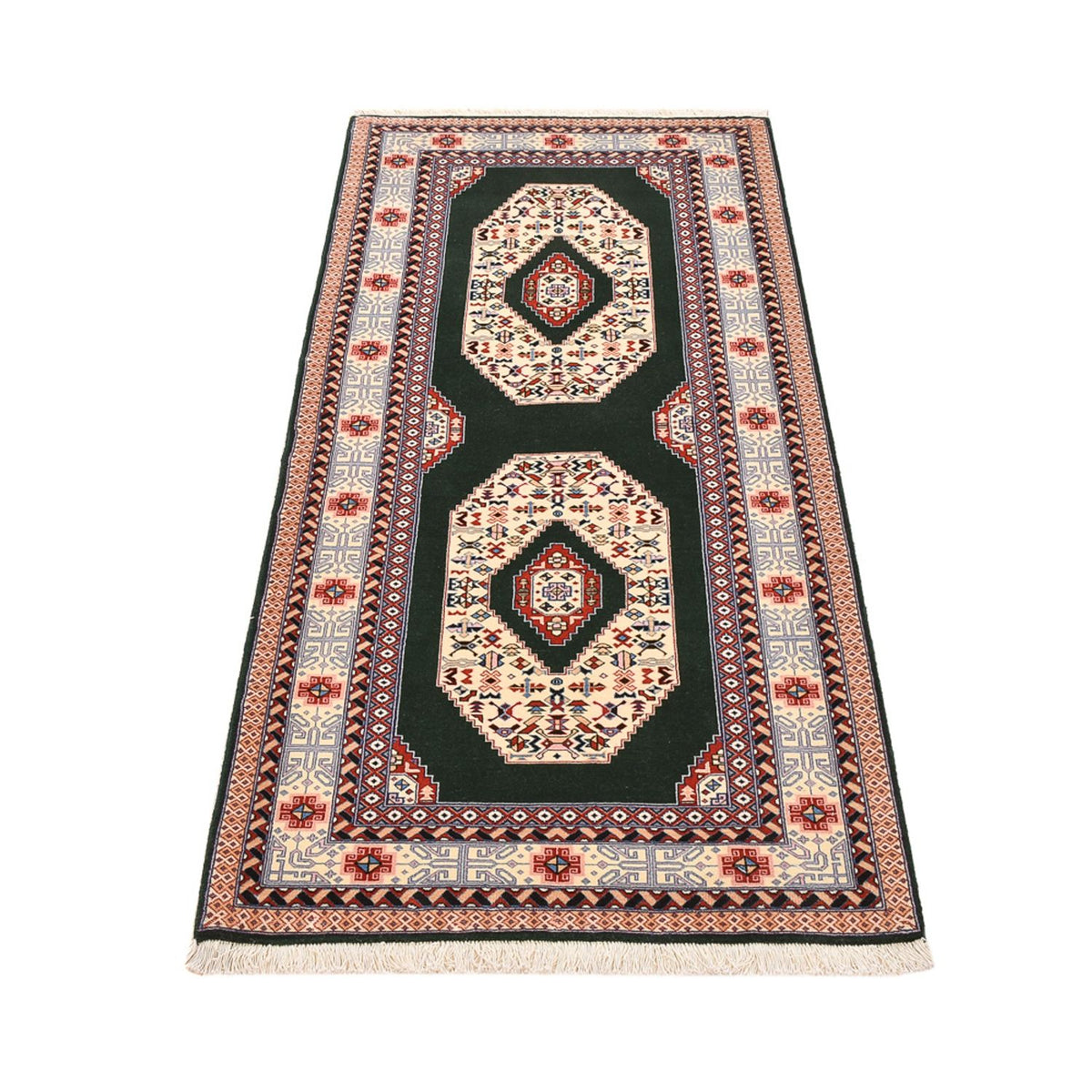 Loper Perzisch tapijt - Tabriz - Royal - 182 x 75 cm - donkerblauw