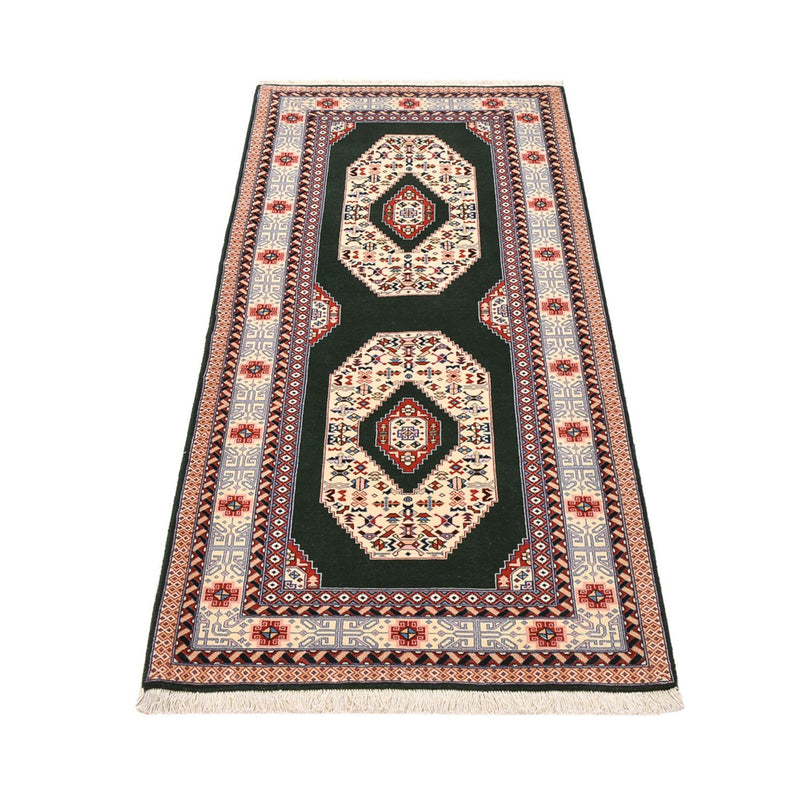 Loper Perzisch tapijt - Tabriz - Royal - 182 x 75 cm - donkerblauw