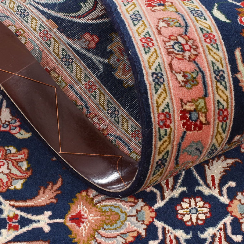 Loper Perzisch tapijt - Tabriz - Premium - 300 x 68 cm - donkerblauw