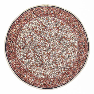 Perzisch tapijt - Bijar rond  - 255 x 255 cm - licht rood
