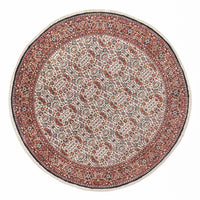 Perzisch tapijt - Bijar rond  - 255 x 255 cm - licht rood