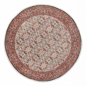 Perzisch tapijt - Bijar rond  - 255 x 255 cm - licht rood