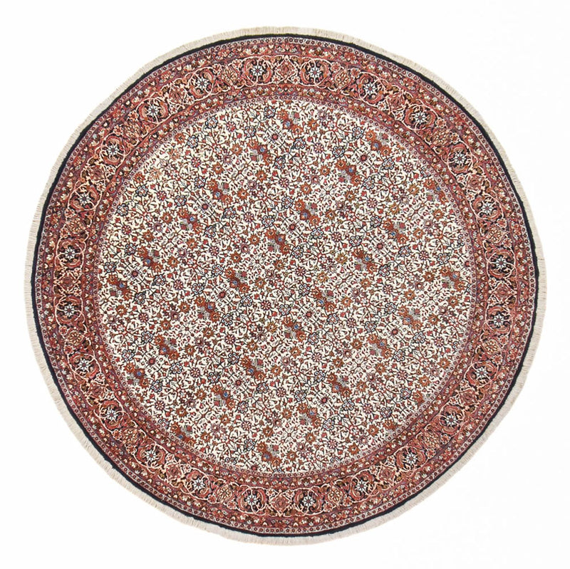 Perzisch tapijt - Bijar rond  - 255 x 255 cm - licht rood