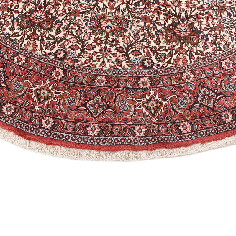 Perzisch tapijt - Bijar rond  - 250 x 250 cm - licht rood