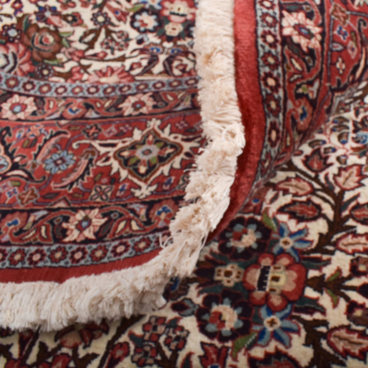 Perzisch tapijt - Bijar rond  - 250 x 250 cm - licht rood