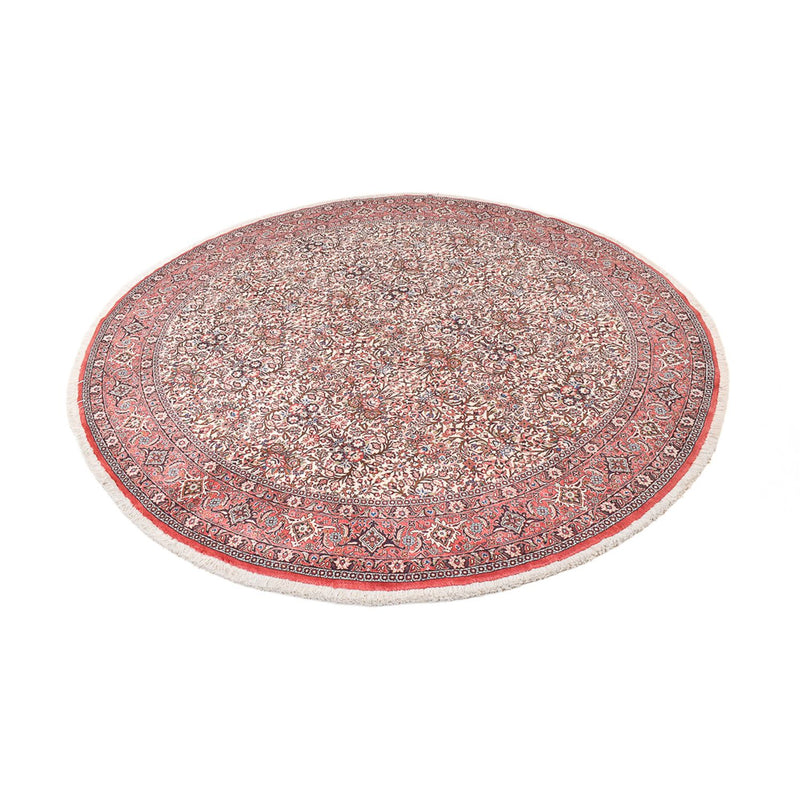 Perzisch tapijt - Bijar rond  - 250 x 250 cm - licht rood