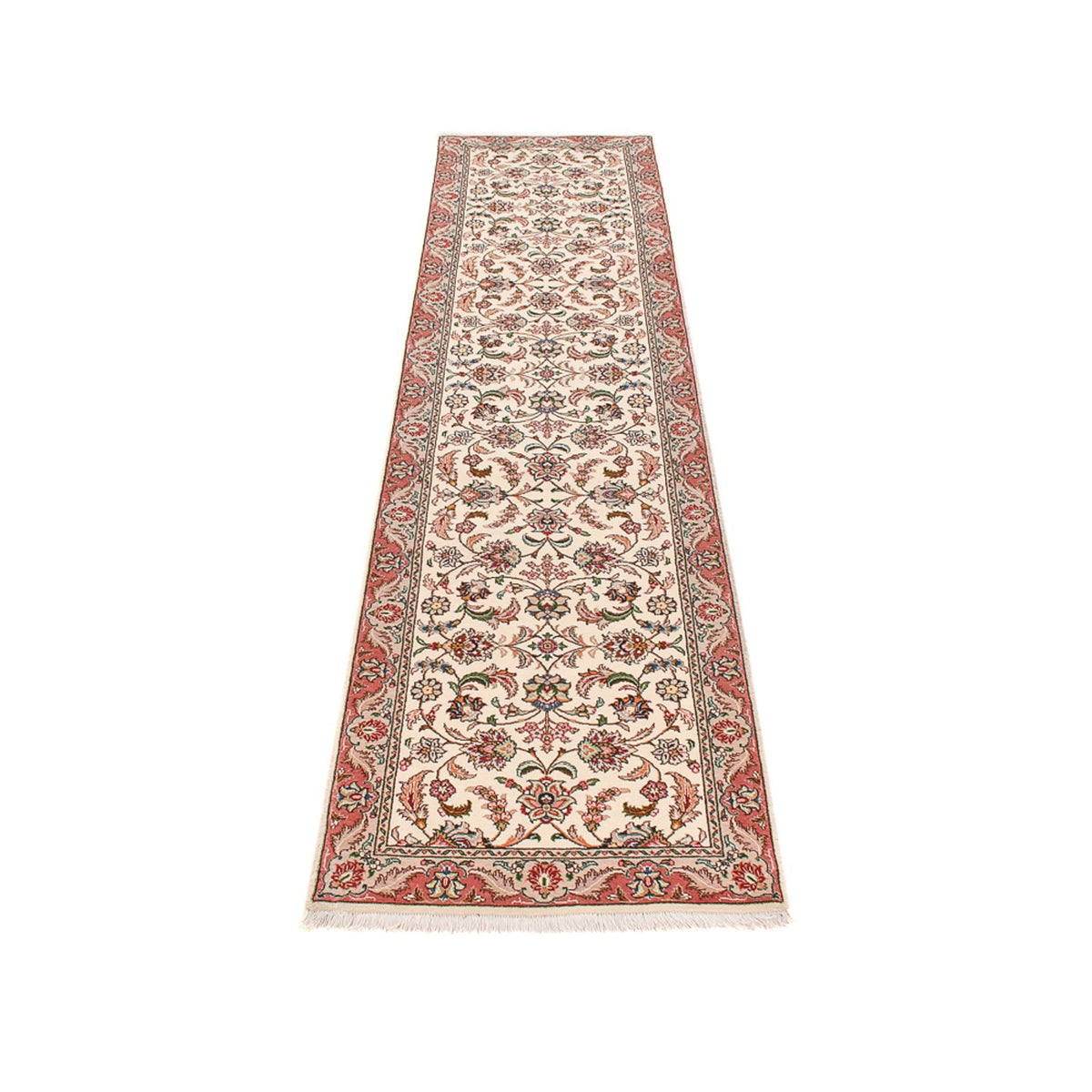 Loper Perzisch tapijt - Tabriz - Premium - 297 x 69 cm - karamel