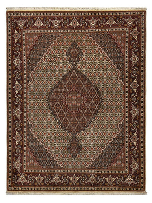 Perzisch tapijt - Tabriz - Royal - 203 x 156 cm - lichtbruin