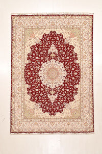 Perzisch tapijt - Tabriz - Premium - 359 x 251 cm - rood