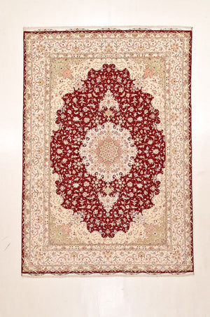 Perzisch tapijt - Tabriz - Premium - 359 x 251 cm - rood