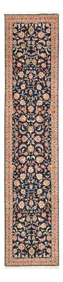 Loper Perzisch tapijt - Tabriz - Premium - 293 x 65 cm - donkerblauw
