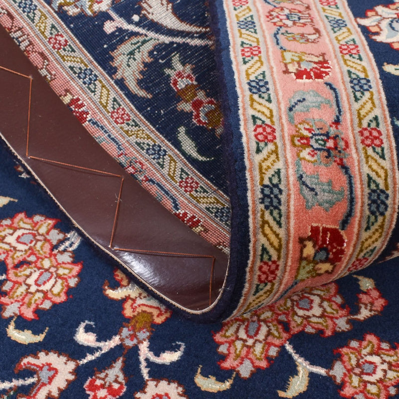 Loper Perzisch tapijt - Tabriz - Premium - 293 x 65 cm - donkerblauw