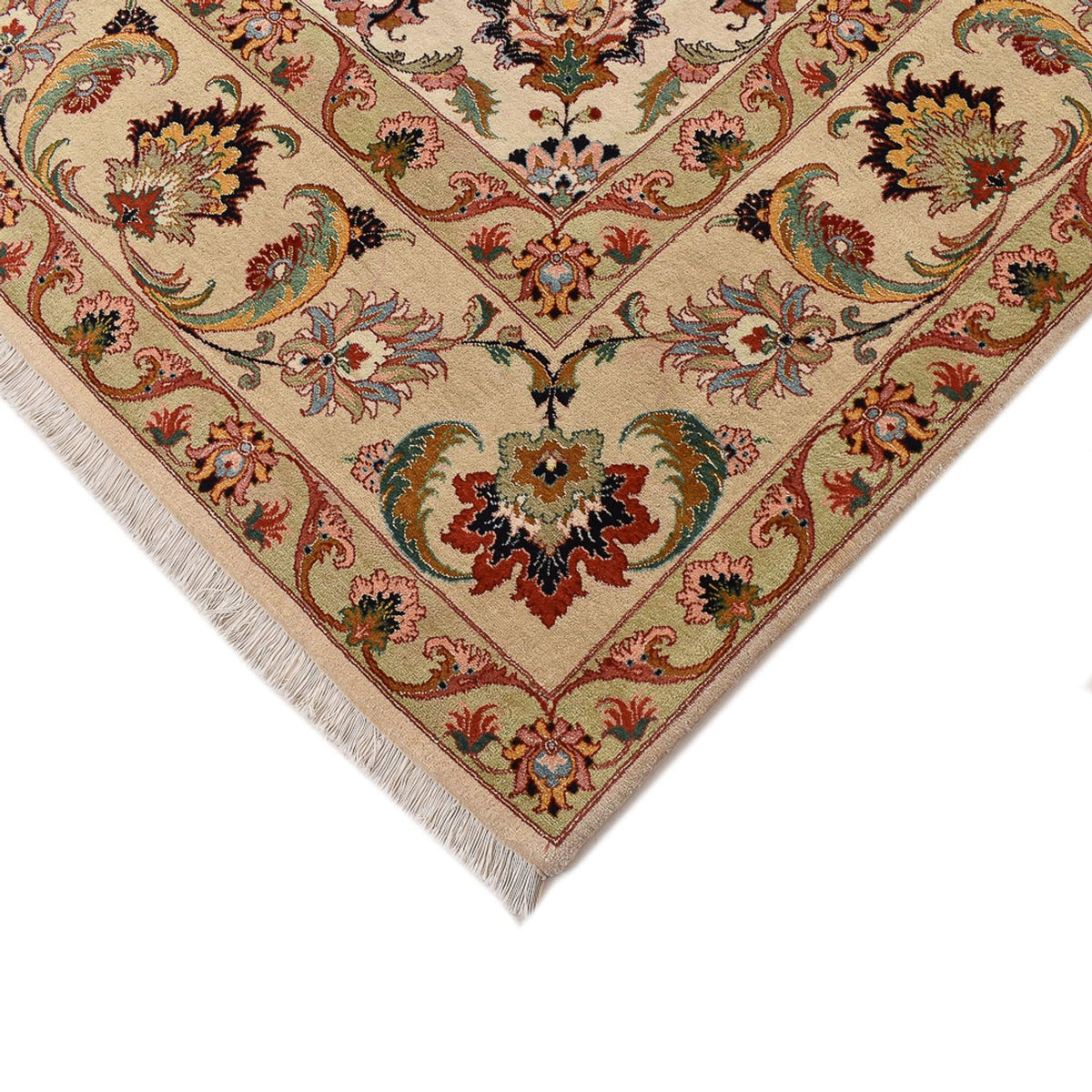 Perzisch tapijt - Tabriz - Royal - 362 x 260 cm - beige