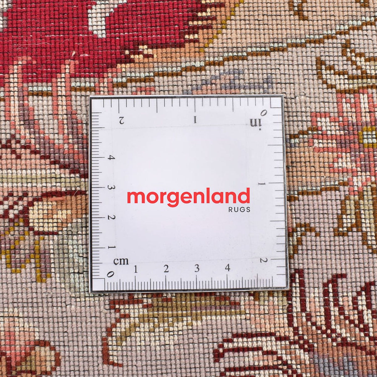 Perzisch tapijt - Tabriz - Premium rond  - 200 x 200 cm - rood