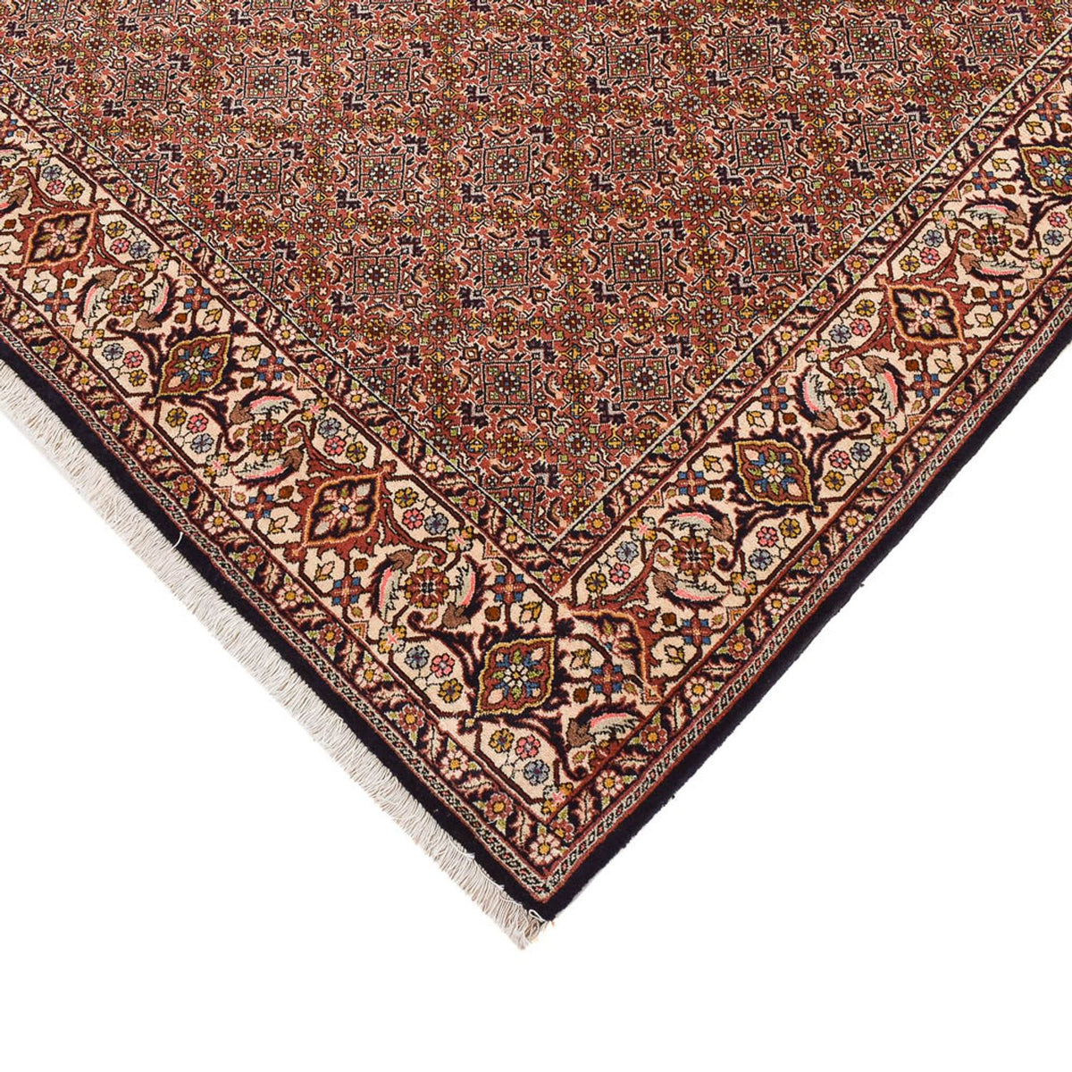 Loper Perzisch tapijt - Bijar - 390 x 200 cm - licht rood