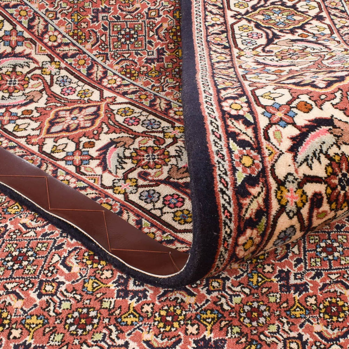 Loper Perzisch tapijt - Bijar - 390 x 200 cm - licht rood