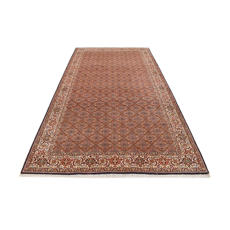 Loper Perzisch tapijt - Bijar - 390 x 200 cm - licht rood