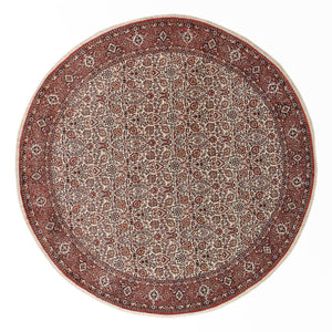 Perzisch tapijt - Bijar rond  - 300 x 300 cm - roest