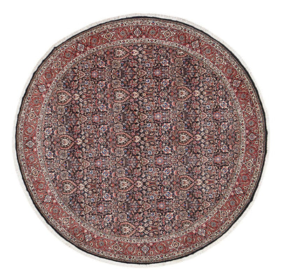 Perzisch tapijt - Bijar rond  - 300 x 300 cm - donkerrood